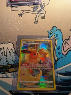 Pokemon TCG Flareon TG01/TG30 Brilliant Stars Trainer Gallery Full Art Holo 2022 - Image 2