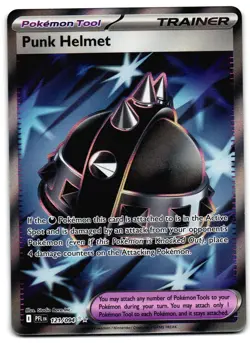 Punk Helmet 121/094 - Phantasmal Flames Ultra Rare Pokemon TCG - NM Card - Image 1