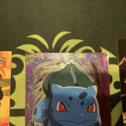 1999 Topps Pokemon Stage 1 E1 Of 12 Holo #01 Bulbasaur. Bonus Pokemon added📈🔥 - Image 3