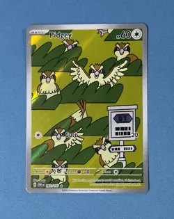 Pidgey 207/197 Obsidian Flames Illustration Rare Pokemon Card Mint NM - Image 5