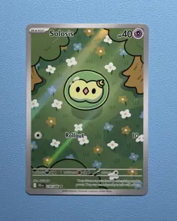 Solosis Black Bolt Illustration Rare Pokemon TCG Card 118/086 Near Mint NM - Image 1