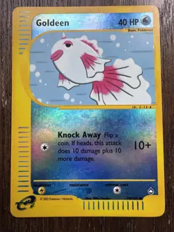Pokemon TCG Goldeen Aquapolis 2003 Card 78/147 Reverse Holo LP - Image 1