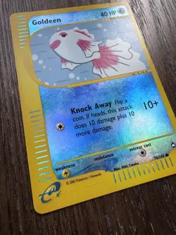 Pokemon TCG Goldeen Aquapolis 2003 Card 78/147 Reverse Holo LP - Image 2