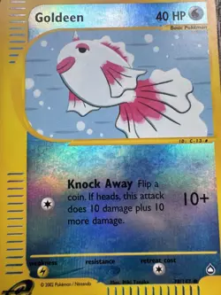Pokemon TCG Goldeen Aquapolis 2003 Card 78/147 Reverse Holo LP - Image 3