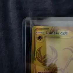 Pokemon TCG Lunala GX 172/156 Full Art Gold Hyper Rare Sun & Moon NM Card 2017 - Image 3