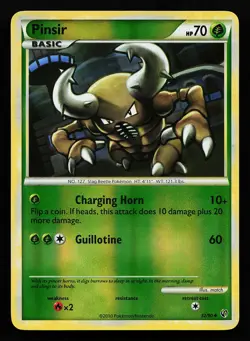 Pinsir 32/90 Reverse Holo Undaunted Pokemon Card - Image 1