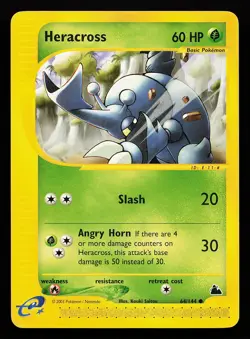 Heracross 64/144 Common Skyridge Pokemon Card - Image 1