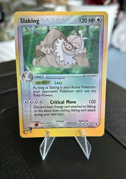 Slaking 12/109 Reverse Holo Ex Ruby & Sapphire 2003 NM Pokemon - Image 1