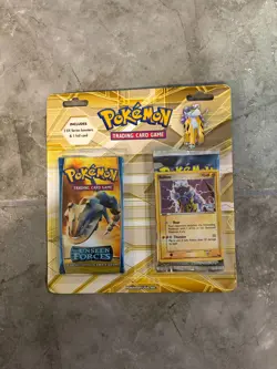 Unopened Unseen Forces Pokemon Cards Sealed Blister pack with Raikou Card - Image 1