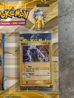 Unopened Unseen Forces Pokemon Cards Sealed Blister pack with Raikou Card - Image 2