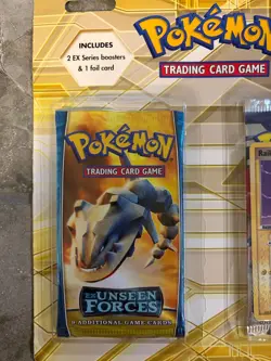 Unopened Unseen Forces Pokemon Cards Sealed Blister pack with Raikou Card - Image 3