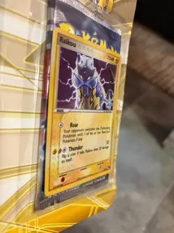 Unopened Unseen Forces Pokemon Cards Sealed Blister pack with Raikou Card - Image 5