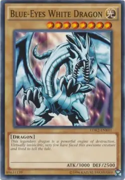 Blue-Eyes White Dragon (LOB art) - LDK2-ENK01 - Common - Unlimited Edition - Ne - Image 1