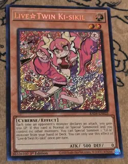 Yugioh Live Twin Ki-sikil RA04-EN035 1st Edition Secret Rare LP - Image 1