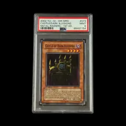 Yu-Gi-Oh! Slab Castle Of Dark Illusions Metal Raiders 1st Edition MRD-073 PSA 9 - Image 1