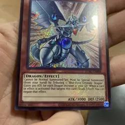 Blue-Eyes Shining Dragon LCKC-EN008 Unlimited Secret Rare NM! +Bonus FREESHIP! - Image 4