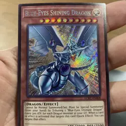 Blue-Eyes Shining Dragon LCKC-EN008 Unlimited Secret Rare NM! +Bonus FREESHIP! - Image 5