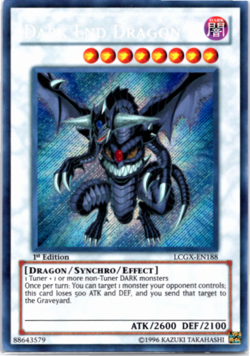 Dark End Dragon - LCGX-EN188 - Secret Rare - 1st Edition - Yugioh - Image 1