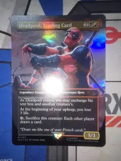 MTG - SLD Marvel - Deadpool, Trading Card #1753 - Rainbow Foil Near Mint - Image 1