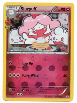 Pokemon Card: Slurpuff HOLO RC20/RC32 XY Generations Radiant Collection Rare! EX - Image 1