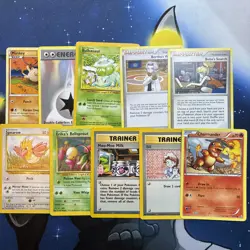 Pokemon TCG Vintage Old school Lot Of 10 Pokemon Cards - Image 1
