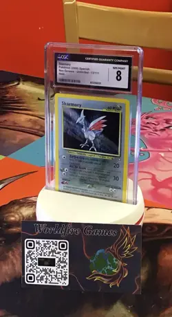 CGC 8 Skarmory 13/111 Neo Genesis Holo Rare Pokemon Card - Image 1