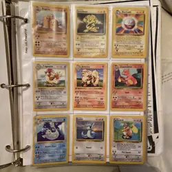 Pokemon Cards Basic Set Holo Near Complete (100 of 102) Jungle Set (64/64) Mint! - Image 5