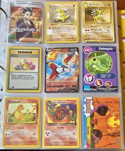 Vintage Pokemon Card Collection - No Binder Lot 5 Pages - Holo - Modern LP/NM - Image 3