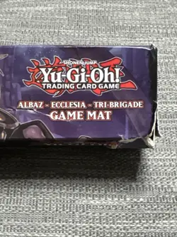 YUGIOH TCG KONAMI OFFICIAL ALBAZ-ECCLESIA-TRI-BRIGADE GAME MAT PLAYMATE & CARDS - Image 3