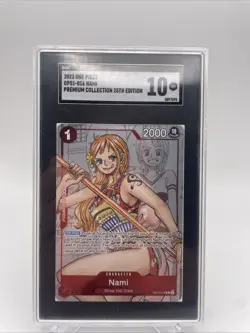 2023 One Piece Nami Premium Collection 25th Anniversary Card #016 PSA 10 - Image 1
