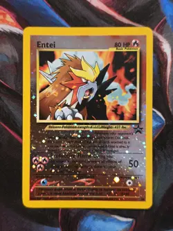 Entei #34 WOTC Black Star Promo Pokemon Card - Image 1