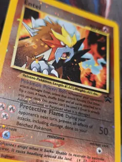 Entei #34 WOTC Black Star Promo Pokemon Card - Image 3