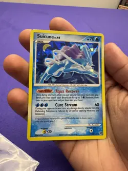 Suicune - 19/132 - Pokemon Secret Wonders Holo Card Cracked Ice Holo M/P - Image 1