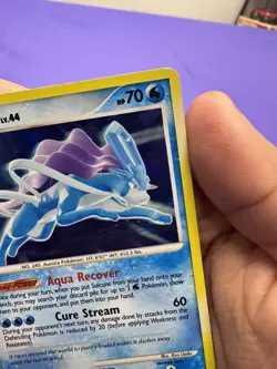 Suicune - 19/132 - Pokemon Secret Wonders Holo Card Cracked Ice Holo M/P - Image 4