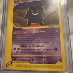 Pokemon TCG Gengar Expedition 2002 Non-Holo Card 48/165 - Image 5