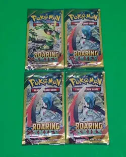 Pokemon TCG XY Roaring Skies 3 Card Booster Packs Lot Of 4 M Rayquaza Art New - Image 1