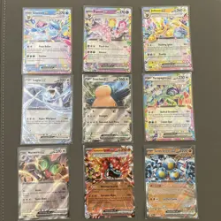 Pokemon Prismatic Evolutions EX Lot 9 Cards - Image 1