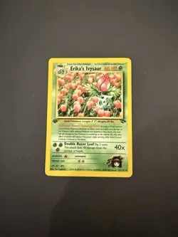 Pokemon Gym Challenge 41/132 Erika's Ivysaur 1st Edition Pokemon Card LP - Image 1