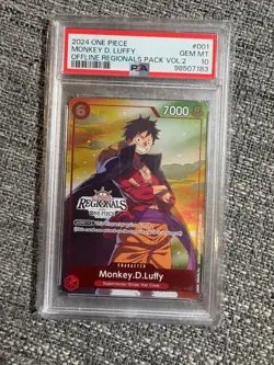 MONKEY D LUFFY P-001 OFFLINE REGIONALS 2024 ONE PIECE CARD GAME - Image 1