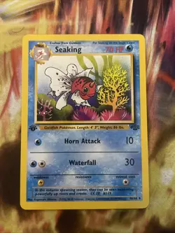Seaking 46/64 Jungle Regular 1st Edition WOTC Pokemon Card - Image 1