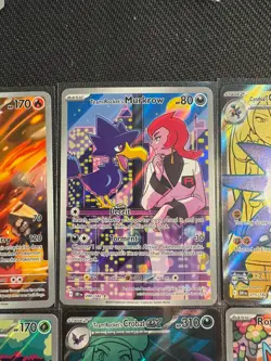 Destined Rivals Pokemon Card lot Of 6 IR Blaziken Team Rockets Murkrow NM - Image 3