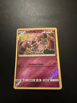 Pokemon Card - SM - Sun & Moon Snubbull 90/149 Reverse Holo - NM - Image 1