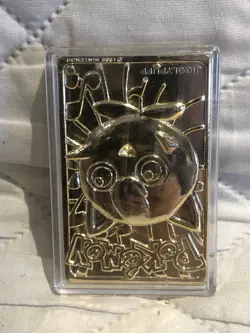 1999 Burger King BK Pokemon 23K Gold Plated Trading Card JigglyPuff SHIPS FREE - Image 1