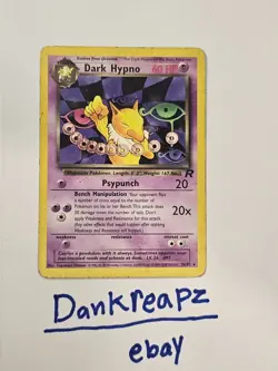 Dark Hypno 26/82 Team Rocket Non Holo Rare Pokemon Card - Image 1