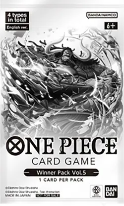 One Piece Card Game TCG Ccg Winner Pack Volume Vol. 5 Sealed English Version - Image 1