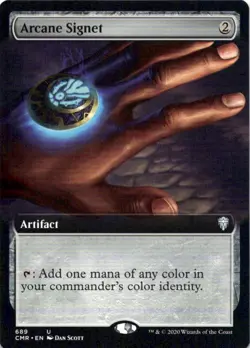 MTG Arcane Signet (Extended Art) (689) | NM | Commander Legends {CMR} - Image 1