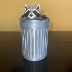 Racoon trash can MTG Deck Box | Pokemon | YuGiOh | Commander | Deck Box for 100 - Image 3