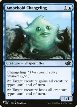 Amoeboid Changeling 1x MtG Mystery Booster List MB1 SP/NM - Image 1