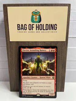 Electro, Assaulting Battery - 0076 - Marvel's Spider-Man -MTG - Magic -NM - Image 1