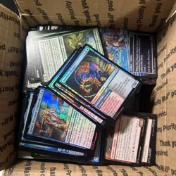 8lbs+ Of Bulk Magic The Gathering Uncommon/Commons/Lands/Tokens/Foils/Non-Foils - Image 1